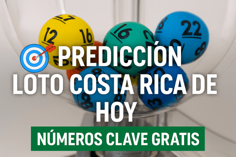 Lotería Costa Rica predicción números de suerte