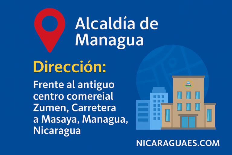 Alcaldía de Managua dirección, dónde queda la alcaldía de Managua, ubicación alcaldía Managua, dirección sede Zumen, oficinas municipales Managua, delegaciones distritales alcaldía, cómo llegar a la alcaldía, alcaldía Managua mapa, centro cívico municipal, Nicaraguaes trámites