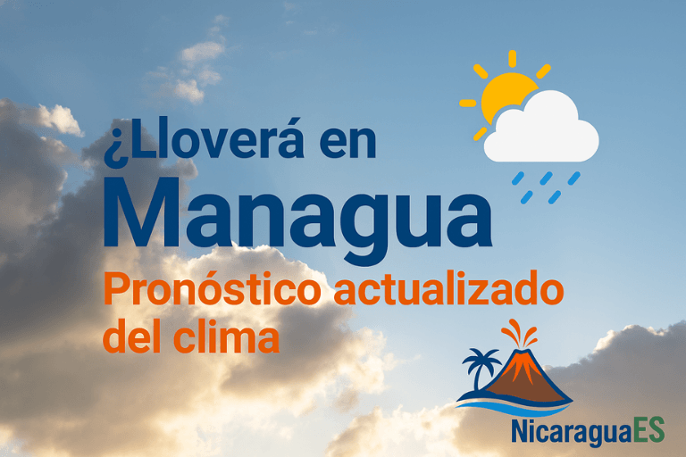 clima hoy en Managua, clima en Managua, pronóstico del tiempo Managua, estado del tiempo Nicaragua, clima Nicaragua hoy, lloverá hoy en Managua, clima 21 de julio Managua, clima Managua actualizado