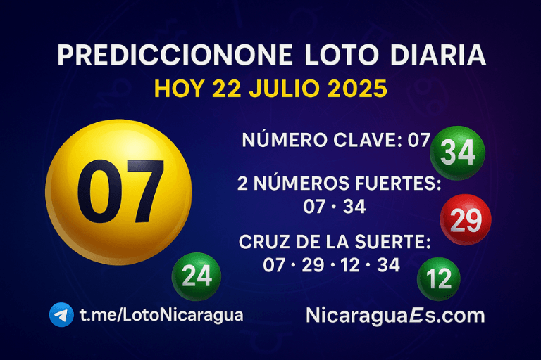 predicciones loto diaria, loto nicaragua hoy, número clave loto, cruz de la suerte, números fuertes para hoy, en qué cayó la loto, loto diaria nicaragua, resultados loto nicaragua, predictor loto nicaragua, números calientes loto
