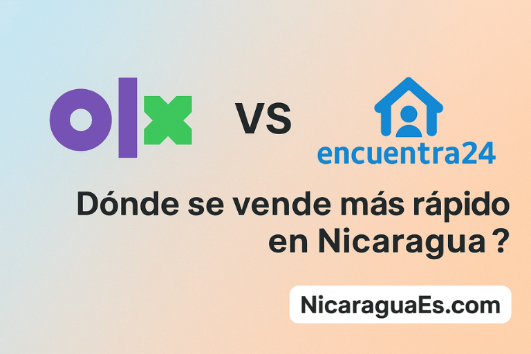 OLX Nicaragua, Encuentra24 Nicaragua, clasificados Nicaragua, vender rápido en Nicaragua, publicar en OLX Nicaragua, publicar en Encuentra24, dónde vender en Nicaragua, clasificados gratis Nicaragua, venta de autos Nicaragua, venta de casas Nicaragua, compra y venta Nicaragua, mejores plataformas para vender, OLX vs Encuentra24, comparativa clasificados Nicaragua