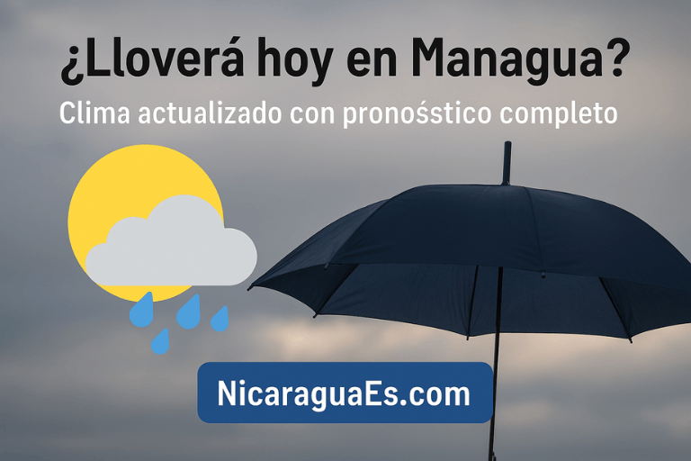 clima hoy Managua, clima Managua actualizado, pronóstico del tiempo Nicaragua, temperatura hoy Managua, lluvia en Managua hoy, cómo está el clima en Nicaragua, clima por hora Managua, clima nicaragua hoy, meteorología Managua