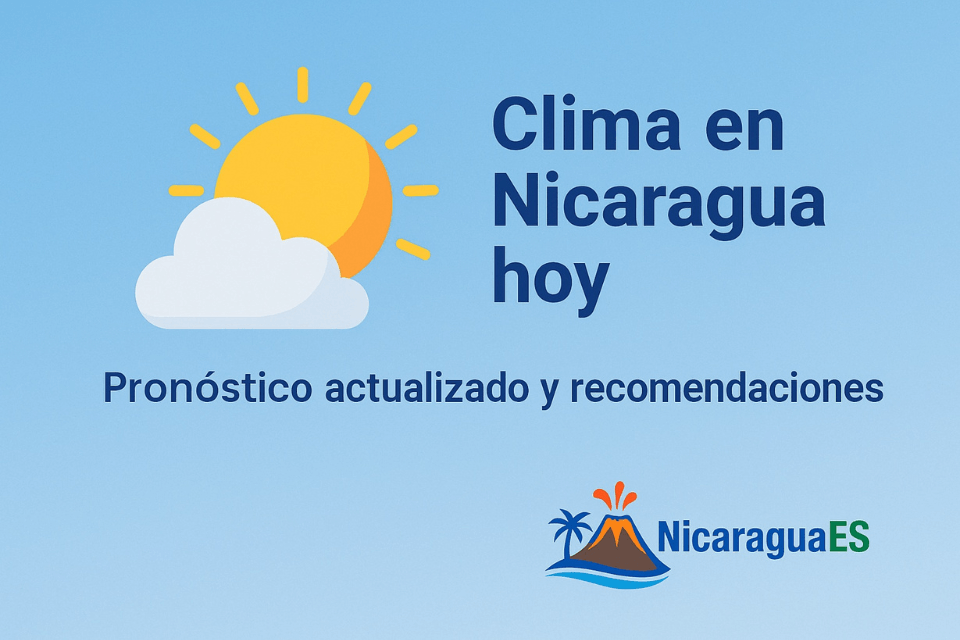 clima en Nicaragua hoy, pronóstico del clima Nicaragua, estado del tiempo en Nicaragua, clima diario Nicaragua, clima en Managua hoy, lluvias en Nicaragua, temperatura en Nicaragua, clima en el Caribe nicaragüense, clima por regiones Nicaragua, boletín meteorológico Nicaragua