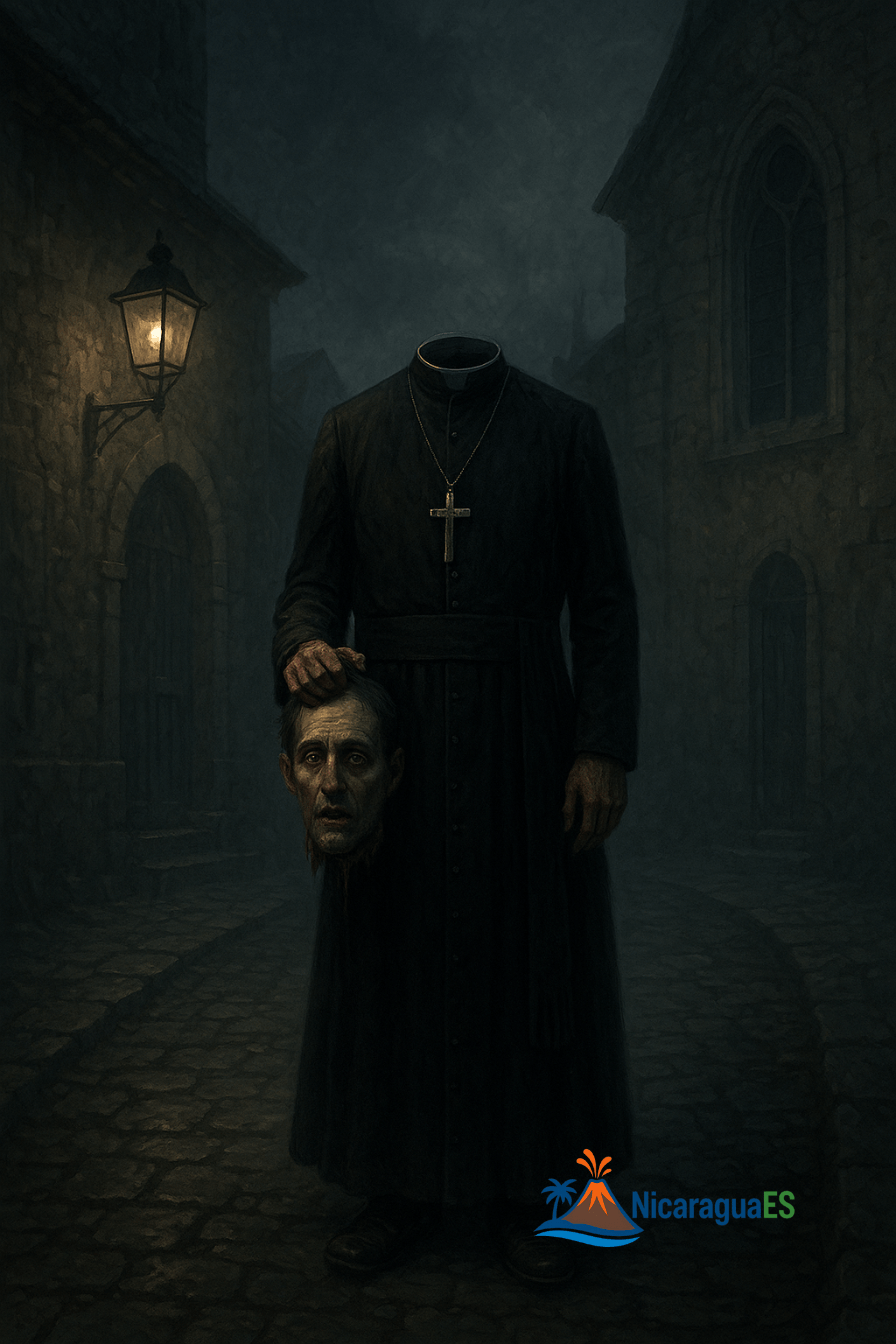 padre sin cabeza, leyenda padre sin cabeza, leyendas urbanas de Nicaragua, leyendas de terror en Nicaragua, historias de miedo en Nicaragua, leyendas nicaragüenses, mitos de Nicaragua, fantasmas en Nicaragua, lugares embrujados en Nicaragua, cultura popular nicaragüense