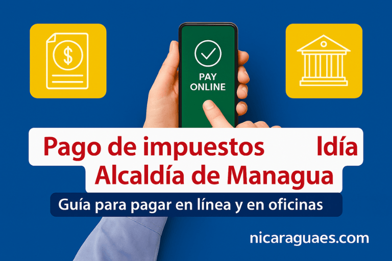pago de impuestos Alcaldía de Managua, impuestos municipales Managua, pagar IBI Managua, pago en línea alcaldía, alcaldía de Managua pagos, cómo pagar impuestos Nicaragua, tributos Managua, alcaldía de Managua en línea, Centro Cívico Zumen, Nicaraguaes trámites