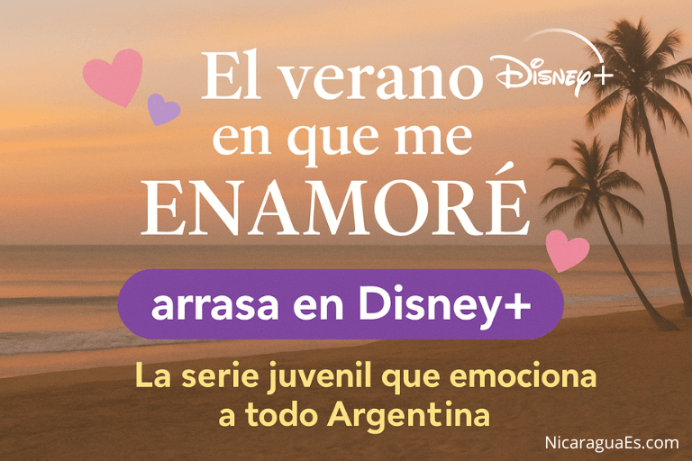 Disney+ Argentina, El verano en que me enamoré, series Disney Plus 2025, qué ver en Disney+, romance juvenil Disney+, series en tendencia Disney Plus