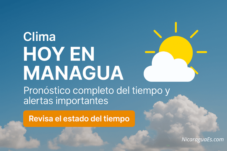 clima hoy en Managua, clima Managua, pronóstico del tiempo Managua, estado del tiempo Managua, clima actual Managua, temperatura hoy Managua, lluvias en Managua hoy, viento en Managua, cómo estará el clima hoy en Managua, clima Nicaragua hoy