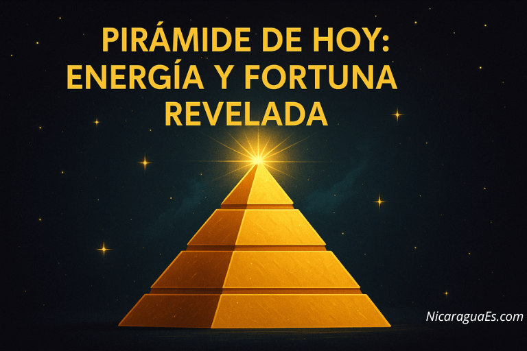 pirámide de hoy, número de la suerte, energía espiritual diaria, fortuna revelada, predicción diaria, pirámide de la suerte, número poderoso hoy, numerología piramidal, juegos de azar, rituales de suerte, energía mística, pirámide energética, número revelado hoy, amuletos de protección, NicaraguaEs.com