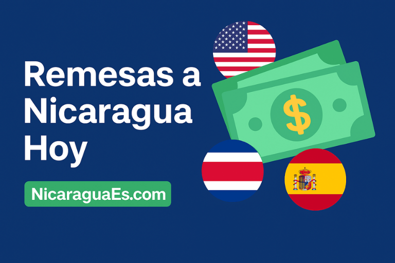 remesas a Nicaragua, cuánto dinero envían a Nicaragua, remesas desde EE.UU., remesas desde Costa Rica, remesas desde España, plataformas para enviar dinero, tipo de cambio, precio del dólar, enviar dinero a Nicaragua