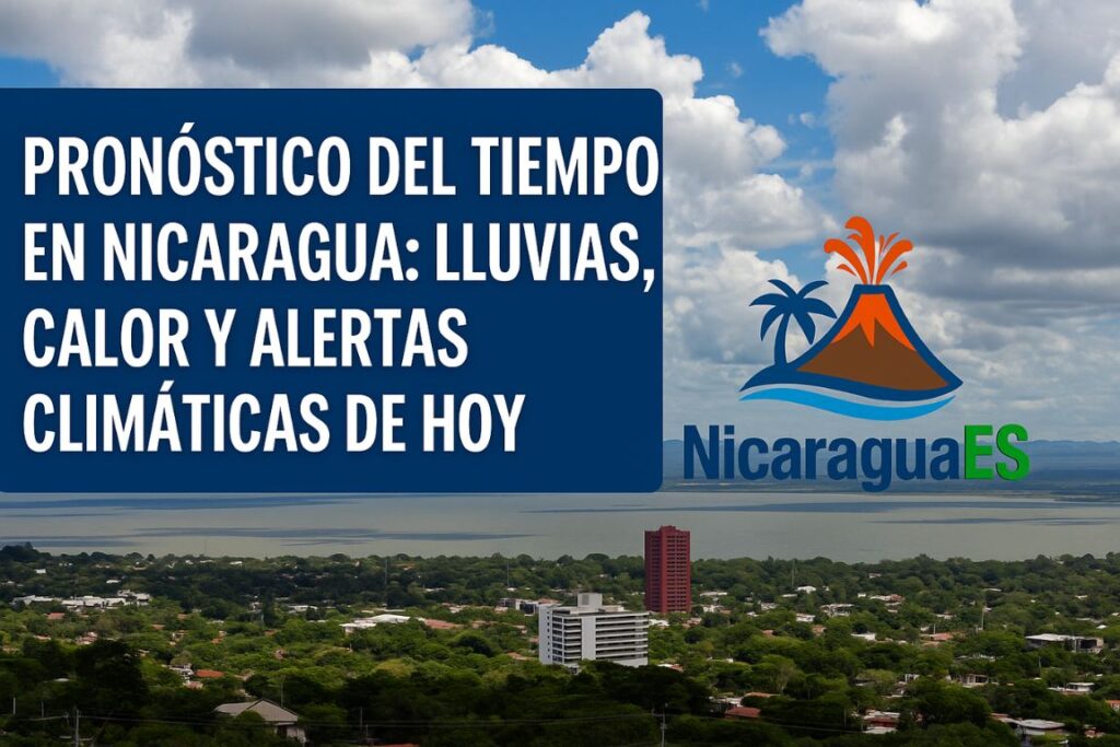 clima en nicaragua hoy, pronóstico del tiempo nicaragua, lluvias en managua, temperatura hoy nicaragua, alertas climáticas hoy, tormentas eléctricas nicaragua, clima managua hoy, clima caribe nicaragüense, clima pacífico nicaragua, clima centro nicaragua