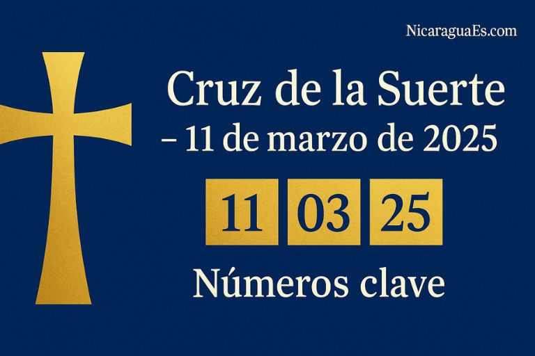 cruz de la suerte 11 de marzo 2025, cruz de la suerte, números de la suerte 11 de marzo, combinaciones de la suerte, numerología 11/03/2025, números para jugar hoy, guía cruz de la suerte, combinación del día, juego responsable, lotería nicaragua, tendencias de lotería, patrones numéricos, entretenimiento responsable