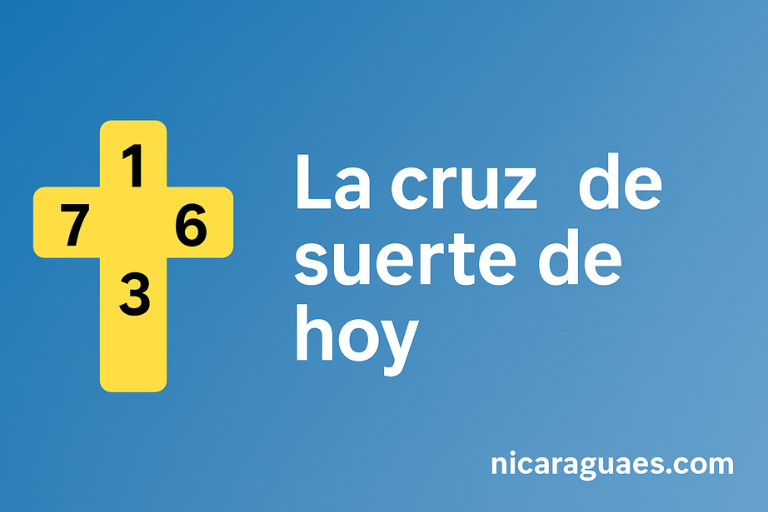 la cruz de suerte de hoy, cruz de suerte, cruz espiritual para hoy, protección espiritual diaria, cruz de la buena suerte, cruz esotérica, símbolo de suerte Nicaragua, cruz con números ganadores, ritual cruz de suerte, energía positiva hoy, amuletos de protección, cómo activar cruz de suerte