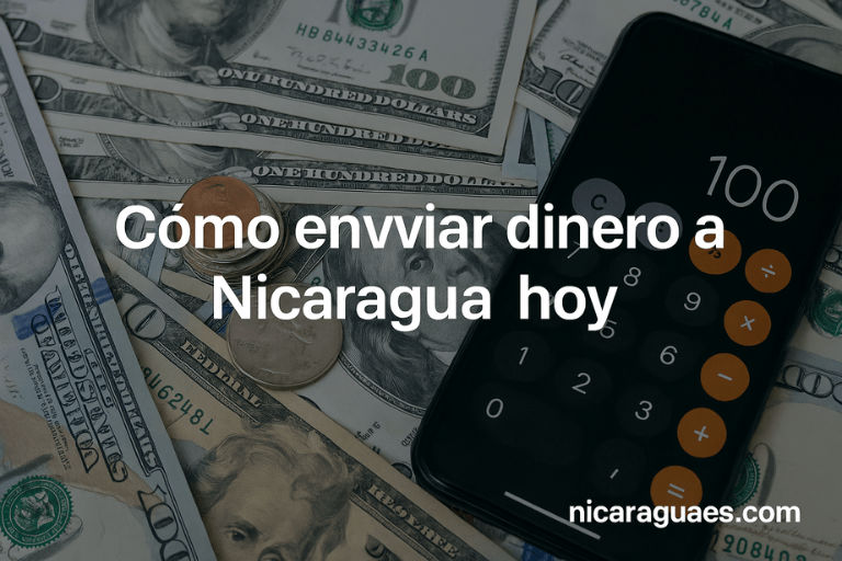 enviar dinero a Nicaragua, cómo enviar dinero a Nicaragua, remesas a Nicaragua, plataformas de envío de dinero, tipo de cambio Nicaragua hoy, transferencias bancarias Nicaragua, convertir dólar a córdoba