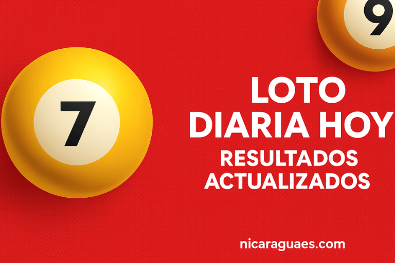 loto diaria resultados Nicaragua hoy, resultados loto diaria hoy, número ganador loto Nicaragua, lotería Nicaragua, predictor loto diaria
