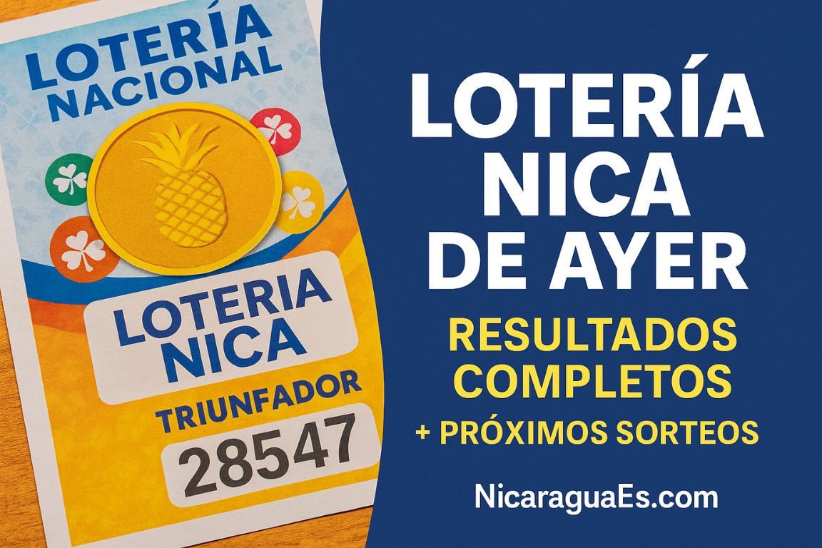 lotería nica de ayer resultados