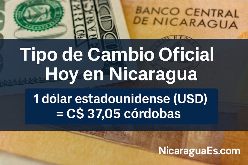 tipo de cambio oficial hoy en nicaragua
