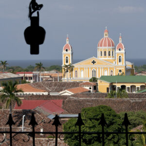 Catedral de Granada, Nicaragua, vista desde el campanario de la iglesia La Merced