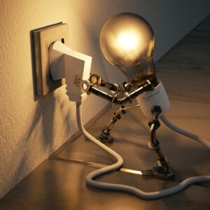 Bombilla encendida, símbolo del consumo eléctrico (imagen ilustrativa)