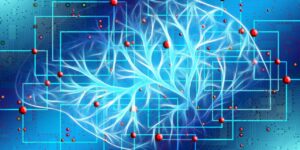 Ilustración de inteligencia artificial y tecnología aplicada a la computación