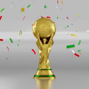 Ilustración de un trofeo de fútbol