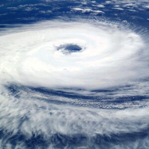 Imagen satelital de un ciclón tropical (ilustrativa)